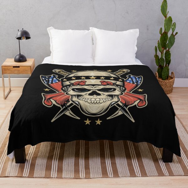 Item preview, Vintage Death and Glory Skull Tattoo designed and sold by Goku Creations.