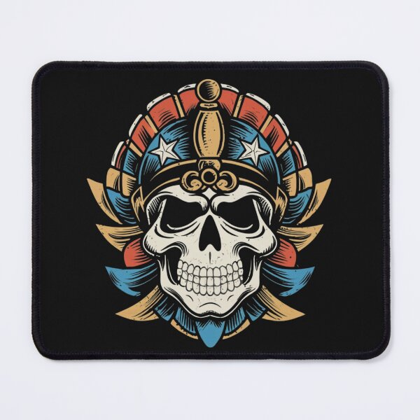 Item preview, Vintage Death and Glory Skull Tattoo designed and sold by Goku Creations.