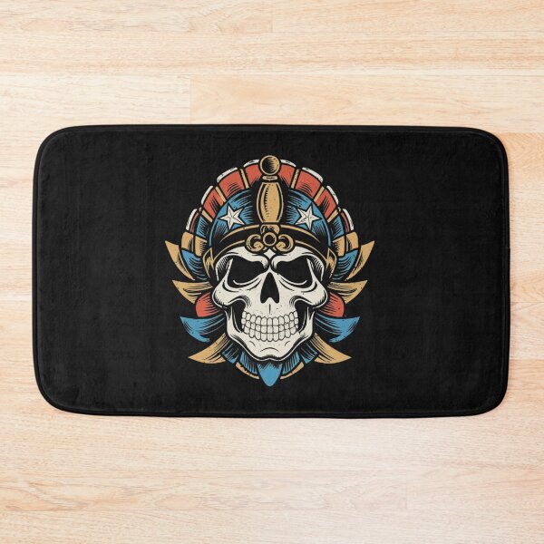Item preview, Vintage Death and Glory Skull Tattoo designed and sold by Goku Creations.