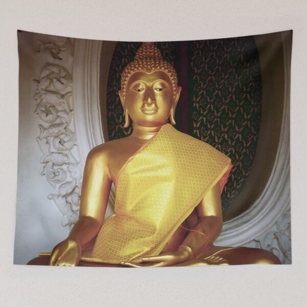 Item preview, Buddha seated guarding the Phra Pathom Chedi, Thailand designed and sold by JonDelorme.