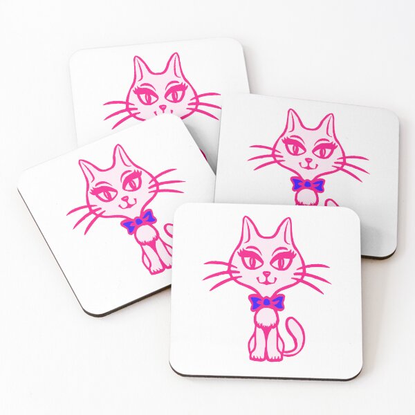 Item preview, Pink Cute Cat designed and sold by nimmitrends.