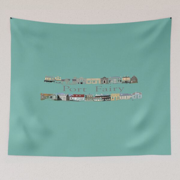 Item preview, port fairy victoria street scene designed and sold by Brett Thompson.