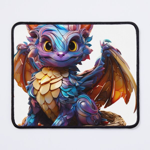 Item preview, Mosaic Mystique - Enchanted Dragon designed and sold by dungeonwarriors.