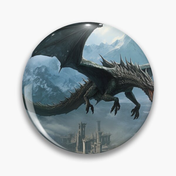 Item preview, Dragon with Mountains designed and sold by GrinGalore.