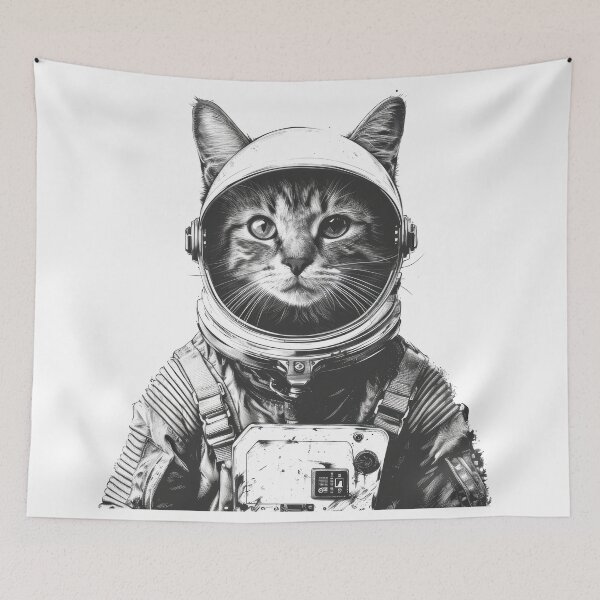 Item preview, Astrokitty: Feline Pioneer of the Final Frontier designed and sold by Sventek.
