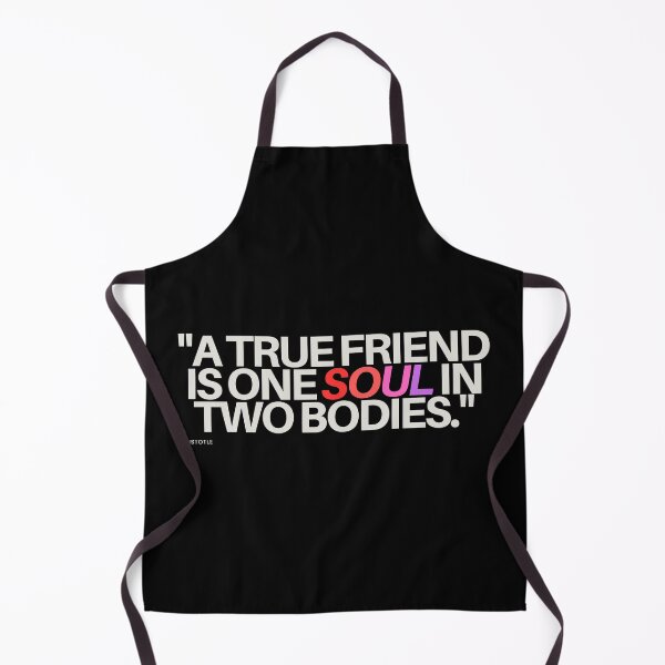 Item preview, "A true friend is one soul in two bodies." - Aristotle Friendship Quote designed and sold by Bananobanini.