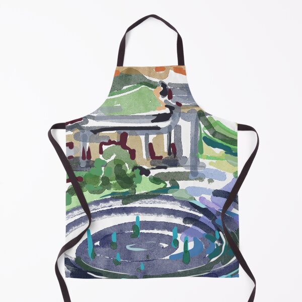 Item preview, The tranquil temple on the mountain designed and sold by Saladeis-draw.