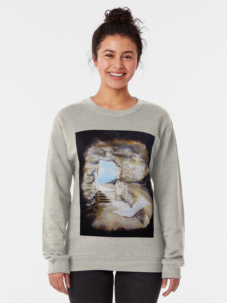 Alternate view of Empty Burial Tomb Pullover Sweatshirt