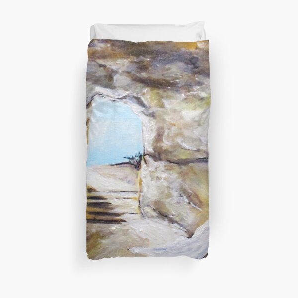 Empty Burial Tomb Duvet Cover