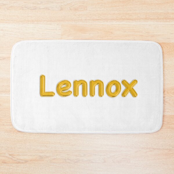 Item preview, Etiqueta Para Nombre Lennox Globo Dorado designed and sold by NormadWorld.
