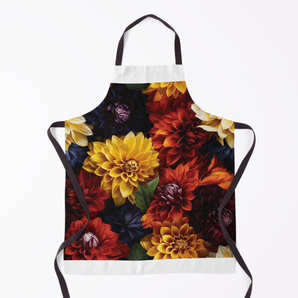 Item preview, Dahlia Tile 02: Velvet Pom-Poms in a Rainbow Garden with Layers of Petals designed and sold by TheBrainArt.