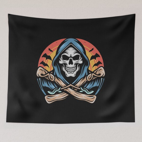Item preview, American Traditional Grim Reaper designed and sold by Goku Creations.