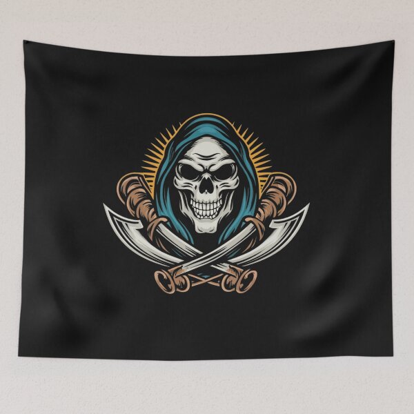 Item preview, American Traditional Grim Reaper designed and sold by Goku Creations.