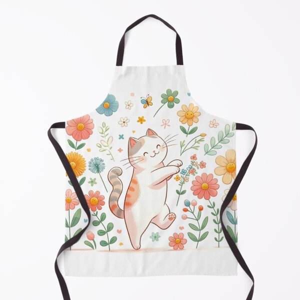 Item preview, Cat and Flower in Spring designed and sold by StardustShinnie.