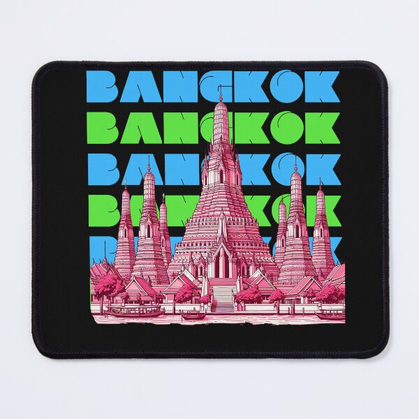 Item preview, Bangkok riverside Temple,Wat Arun,Pop Art Style designed and sold by 1SINGHA.