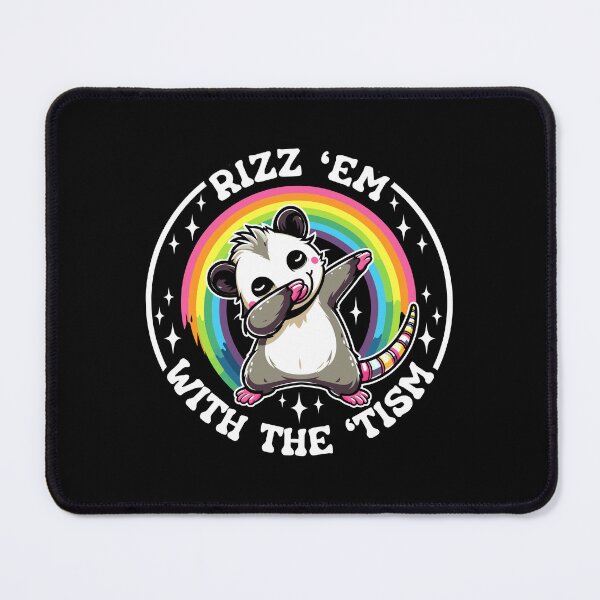 Artikelvorschau, Autismus Rizz 'Em mit dem 'Tism Autistic Opossum entworfen und verkauft von Dolphin Graphic.