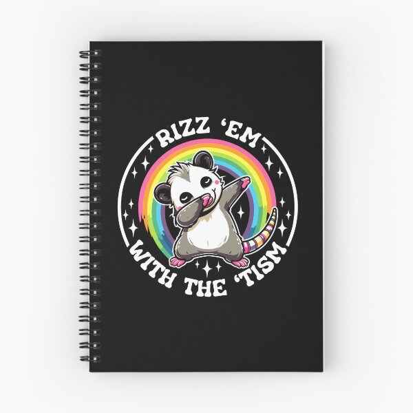 Artikelvorschau, Autismus Rizz 'Em mit dem 'Tism Autistic Opossum entworfen und verkauft von Dolphin Graphic.