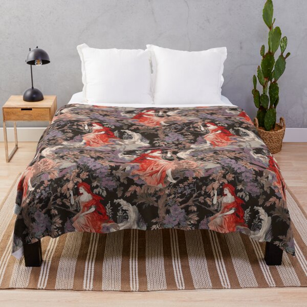 Item preview, Rococo fantasy red purple designed and sold by Alessandro Remo Mazzoni Remotextiles.