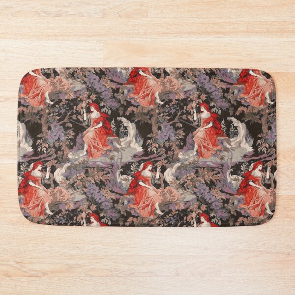 Item preview, Rococo fantasy red purple designed and sold by Alessandro Remo Mazzoni Remotextiles.