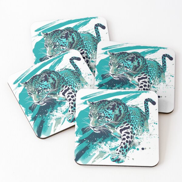 Item preview, Emerald Watercolor Leopard designed and sold by CleverboyDsgns.