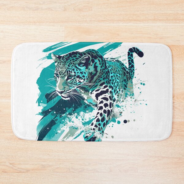 Item preview, Emerald Watercolor Leopard designed and sold by CleverboyDsgns.
