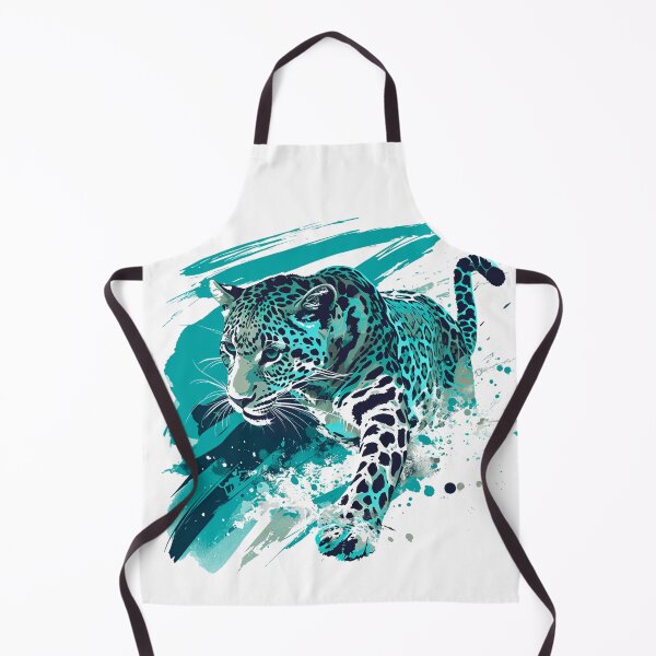 Item preview, Emerald Watercolor Leopard designed and sold by CleverboyDsgns.