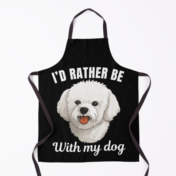 Item preview, I'd rather be with my dog, funny Bichon Frise breed owners or lovers saying designed and sold by NBSStore.