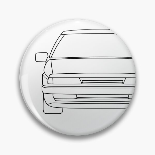 Item preview, Citroen XM 1989-2000 black lined art designed and sold by EdimDesign.