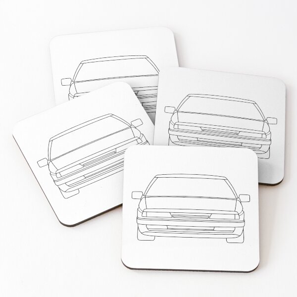 Item preview, Citroen XM 1989-2000 black lined art designed and sold by EdimDesign.