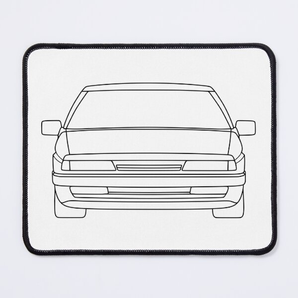 Item preview, Citroen XM 1989-2000 black lined art designed and sold by EdimDesign.