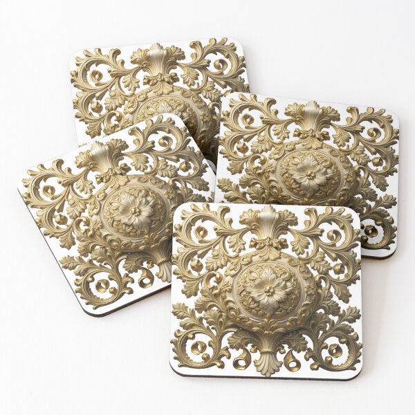 Item preview, Ornate Gold and White Design designed and sold by gallofoto.