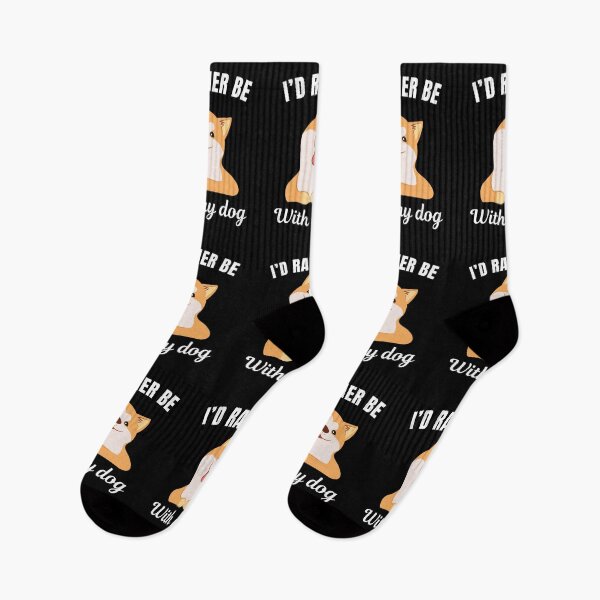 Item preview, I'd rather be with my dog, funny akita inu breed owners or lovers saying  designed and sold by NBSStore.