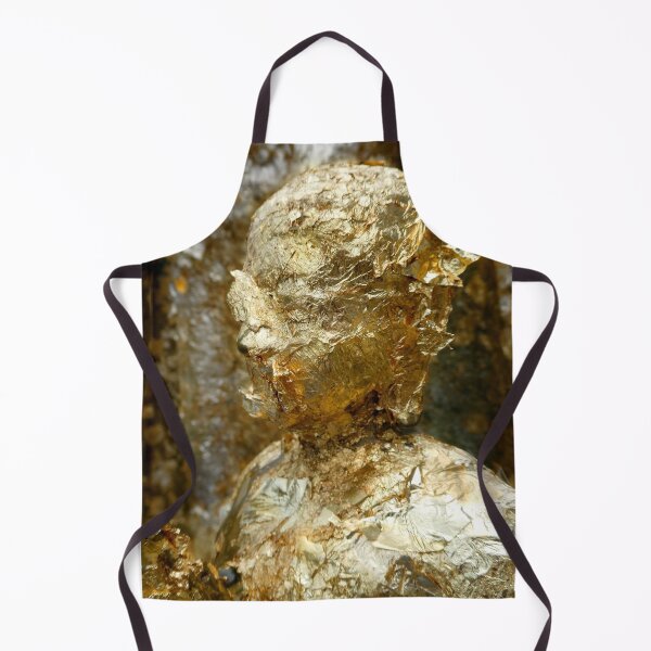Item preview, Gold leaf Head for devout offerings designed and sold by JonDelorme.