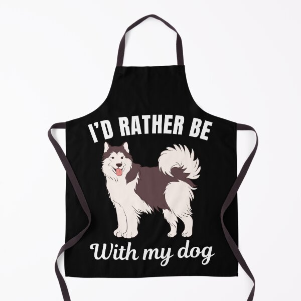 Item preview, I'd rather be with my dog, funny alaskan malamute breed owners or lovers saying designed and sold by NBSStore.