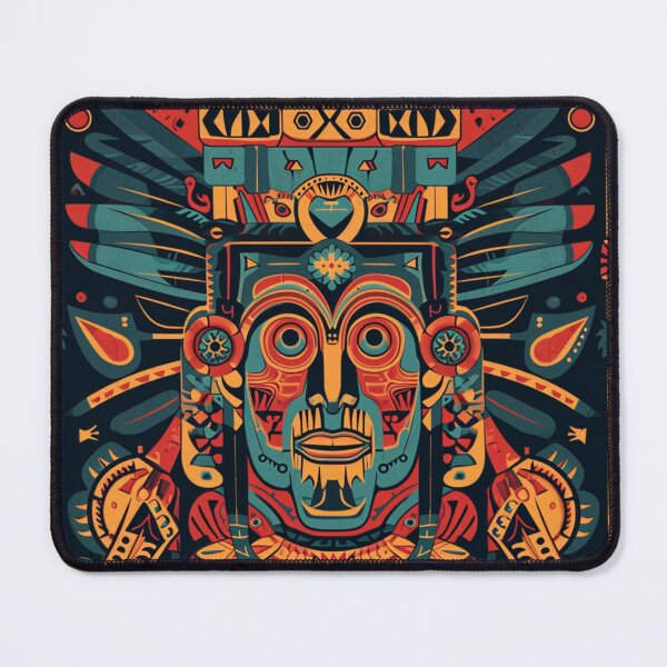 Item preview, Ancient Mask of Mystique - Tribal Art Decor designed and sold by Nicholas Panek.