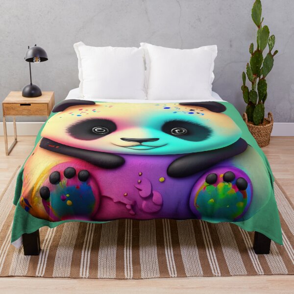 Item preview, Panda with colorful designed and sold by Firas Aljazzar.