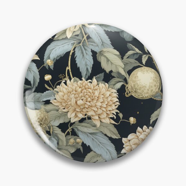 Item preview, Dahlia Tile 10: Velvet Pom-Poms in a Rainbow Garden with Layers of Petals designed and sold by TheBrainArt.