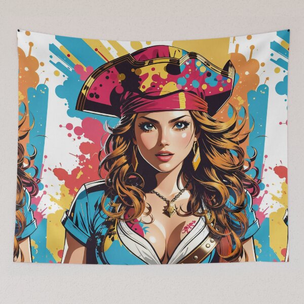 Item preview, Pirate Art: Swashbuckler’s Aura: Colors of the Sea designed and sold by ArtComixHaven.