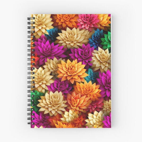 Item preview, Dahlia Tile 11: Velvet Pom-Poms in a Rainbow Garden with Layers of Petals designed and sold by TheBrainArt.