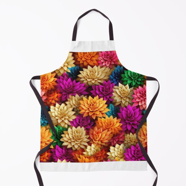 Item preview, Dahlia Tile 11: Velvet Pom-Poms in a Rainbow Garden with Layers of Petals designed and sold by TheBrainArt.