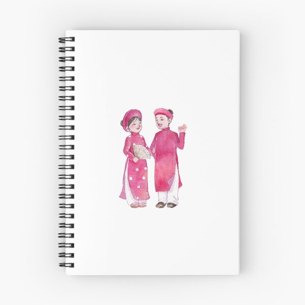 Item preview, Vietnamese couple in ao dai designed and sold by ZephyrArtVN.