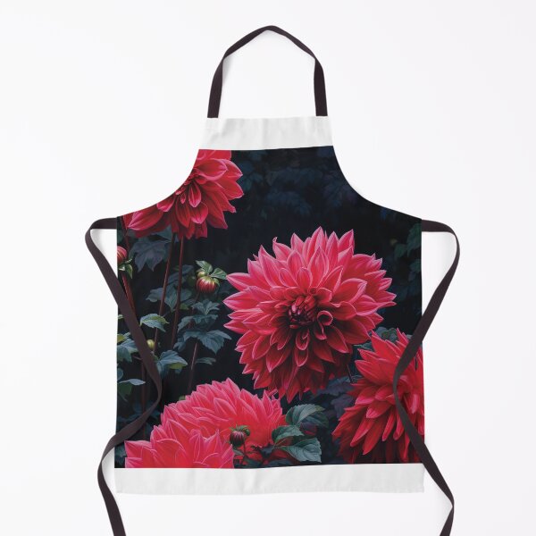Item preview, Dahlia Tile 12: Velvet Pom-Poms in a Rainbow Garden with Layers of Petals designed and sold by TheBrainArt.