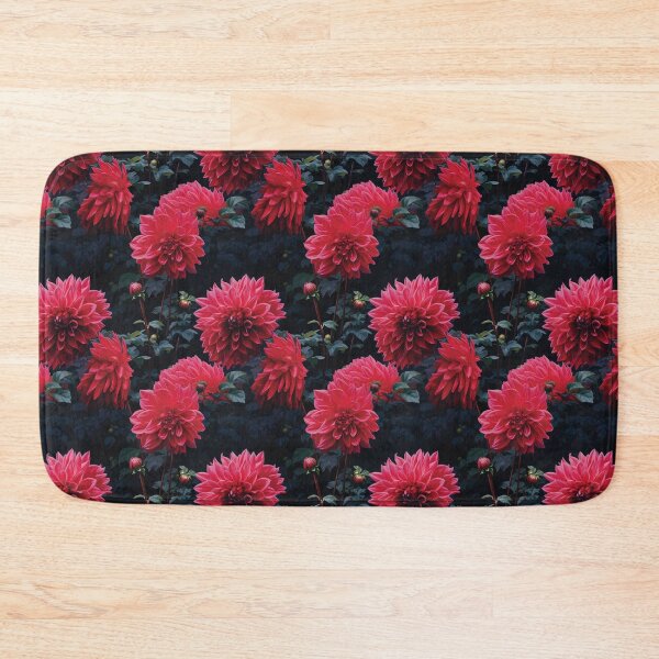 Item preview, Dahlia Tile 12: Velvet Pom-Poms in a Rainbow Garden with Layers of Petals designed and sold by TheBrainArt.