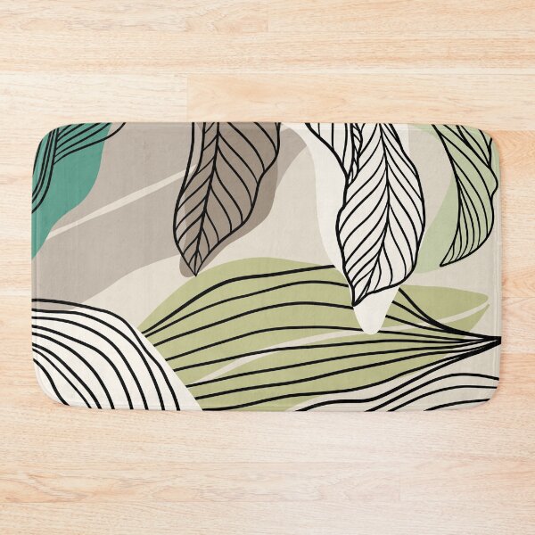 Item preview, Modern Leaves Pattern designed and sold by PerfectlyWorlds.