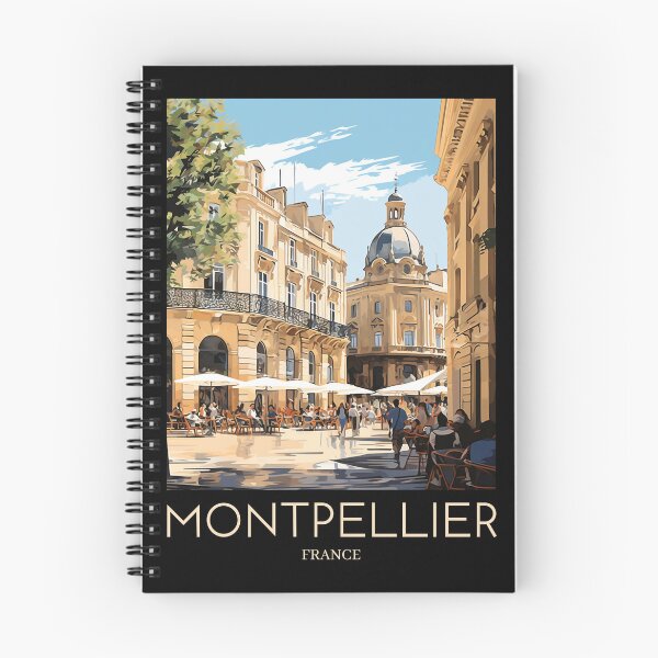 Item preview, A Pop Art Travel Print of Montpellier - France designed and sold by StudioRedKoala.