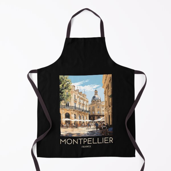 Item preview, A Pop Art Travel Print of Montpellier - France designed and sold by StudioRedKoala.