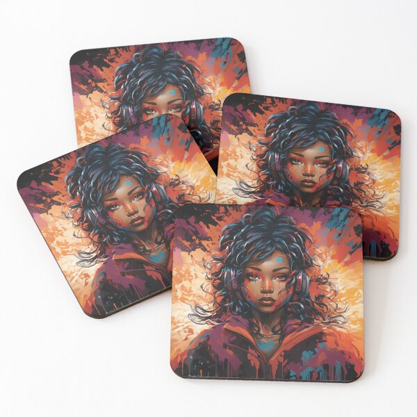 Item preview, Cosmic Coffee: Afrocentric Art designed and sold by UrbanEthnicArts.
