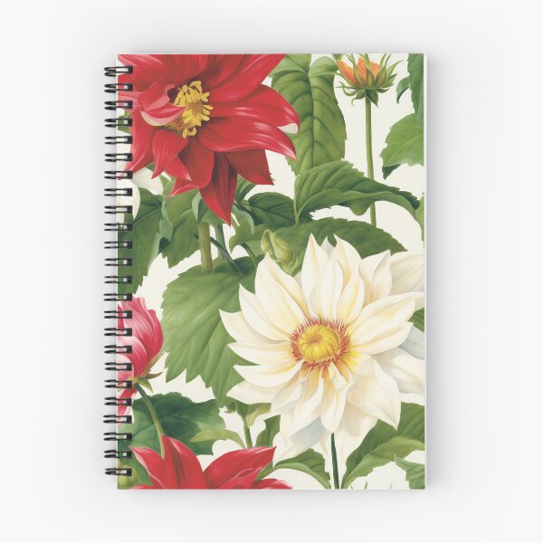Item preview, Dahlia Tile 13: Velvet Pom-Poms in a Rainbow Garden with Layers of Petals designed and sold by TheBrainArt.