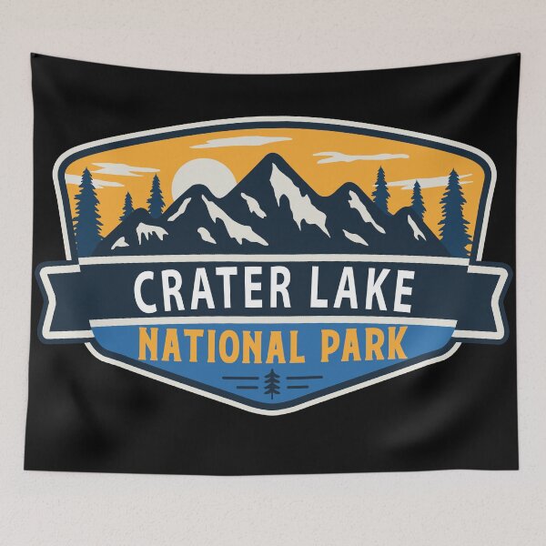 Item preview, Crater Lake National Park-Vintage designed and sold by Nature-spirit.