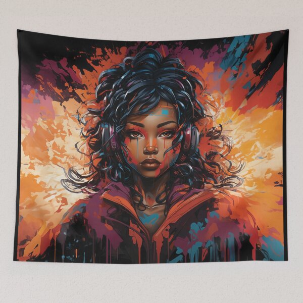 Item preview, Cosmic Coffee: Afrocentric Art designed and sold by UrbanEthnicArts.